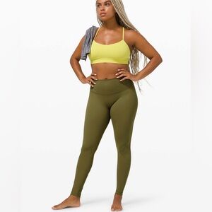 LULULEMON NWOT SIZE 6 WUNDER UNDER/28”/ Bronze Green